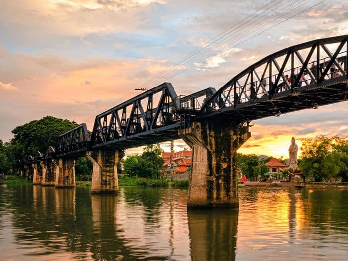 bridge over the river kwai kanchanaburi