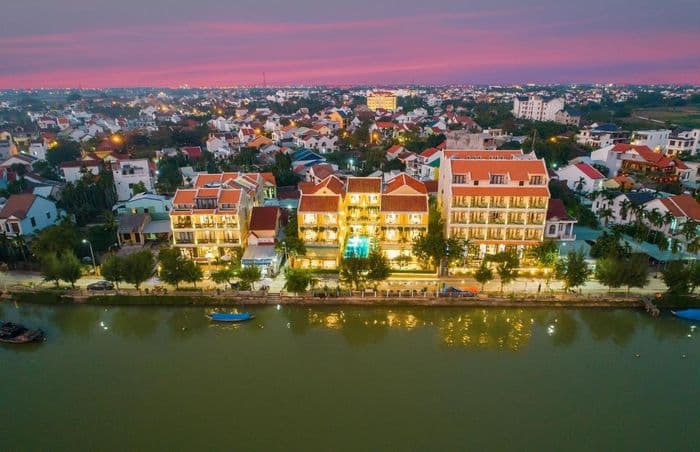 triple riverside villa hotel hoi an - River view