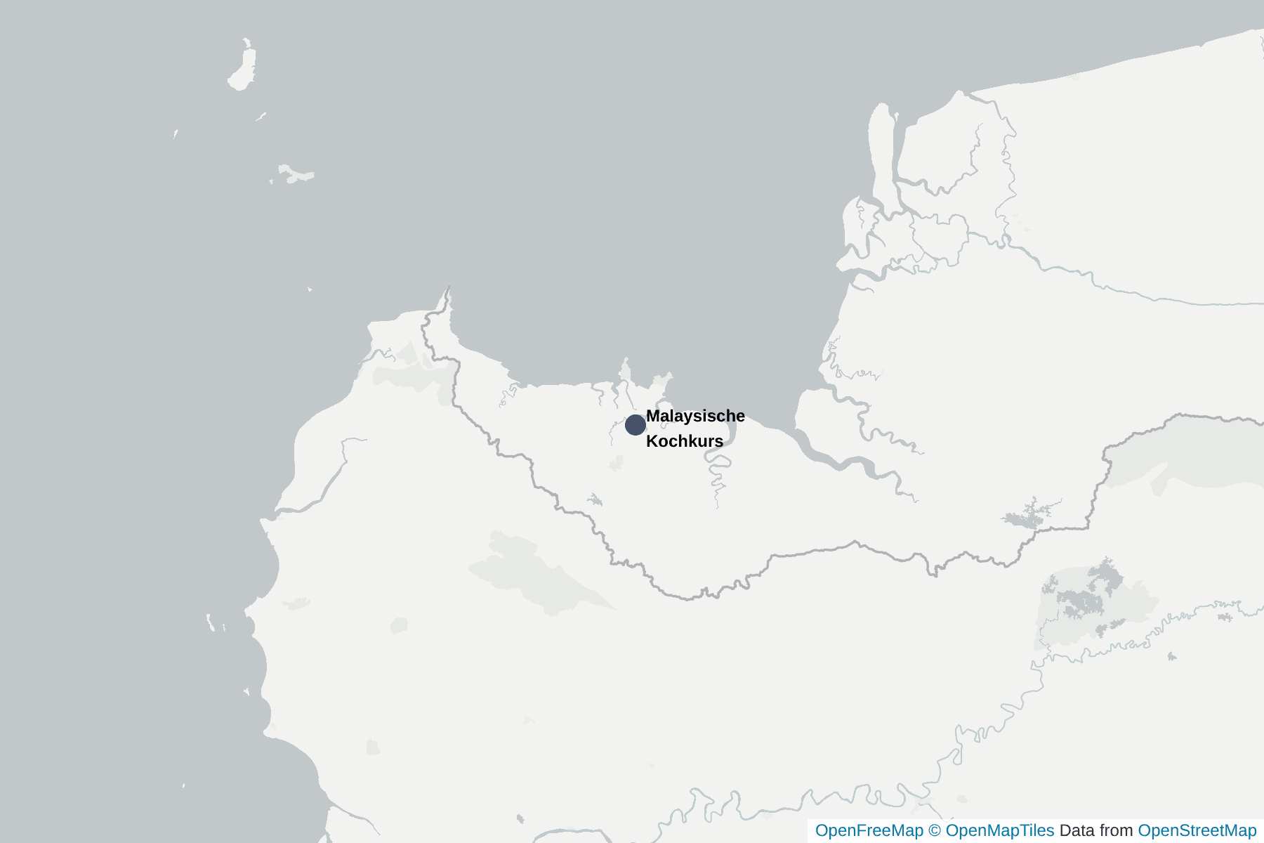 Karte von Malaysische Kochkurs
